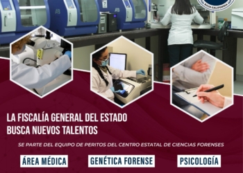 FGE busca médicos, psicólogos y peritos para el Centro Estatal de Ciencias Forenses