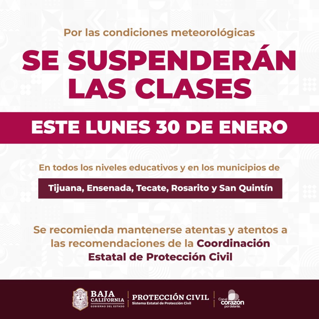 Suspenden-clases-Tijuana-Rosarito-Ensenada-Tecate-San-Quintin