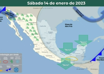 Hay pronóstico de lluvia, alto oleaje, vientos y nevada