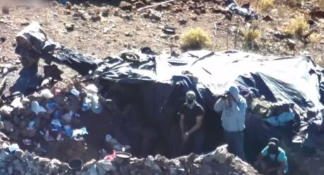 VIDEO: Cártel de Sinaloa ataca a un dron estadounidense en el muro fronterizo