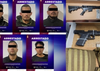 Detienen a cinco personas con armas largas y chalecos antibalas