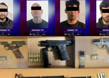 Policía decomisa varias armas en distintos puntos de Tijuana