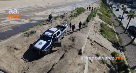 Localizan tres cadáveres al interior de la canalización