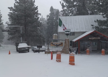 Por nevadas cierran Parque Nacional Constitución 1857 y San Pedro Mártir