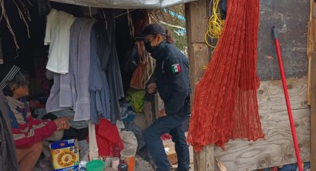 Policía Municipal rescata a mujer de la tercera edad