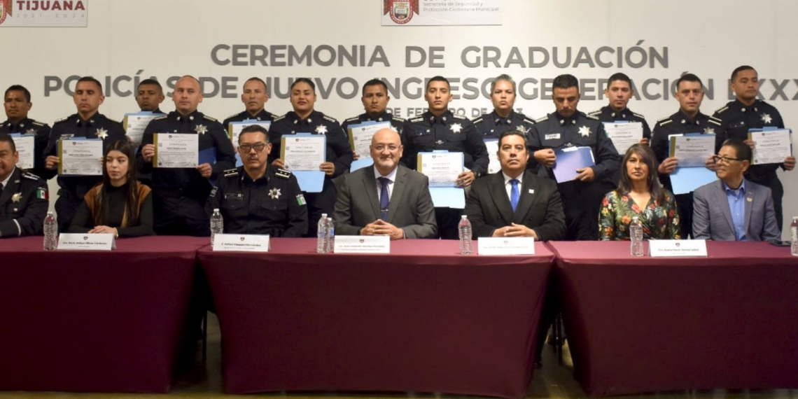 14 nuevos policías se graduaron y forman parte de la SSPCM