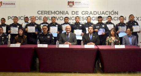 14 nuevos policías se graduaron y forman parte de la SSPCM