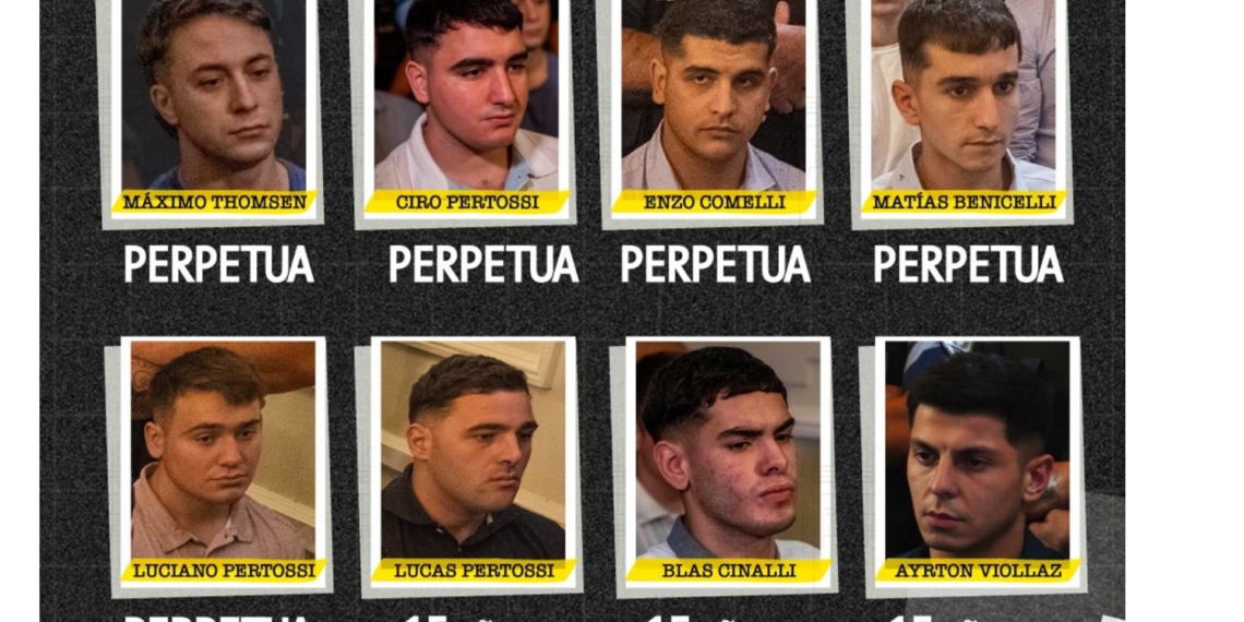 Condenan a cadena perpetua a jóvenes rugbiers por el asesinato de Fernando Báez Sosa