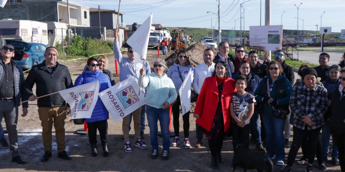 Rosarito invierte más de 6 mdp en pavimentación de Lomas de Coronado