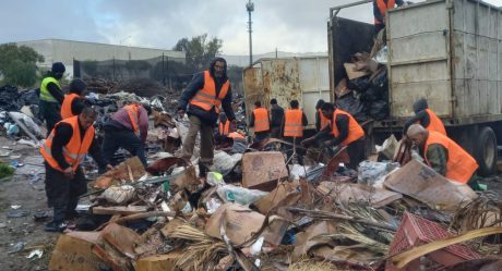 Retiran 40 toneladas de basura en el Parque Morelos