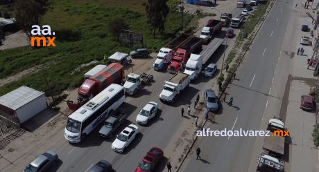 Bloquean carretera libre Tijuana-Tecate por protesta