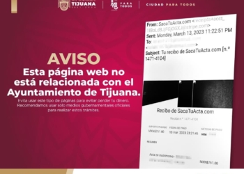 Ayuntamiento de Tijuana advierte por fraude en trámites de registro civil por internet