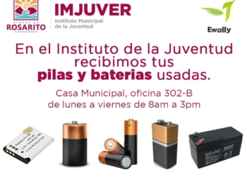 Instituto de la Juventud invita a su colecta permanente de pilas y baterías