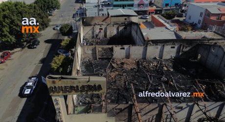 Se incendia La Malinche, histórica mueblería de Tijuana