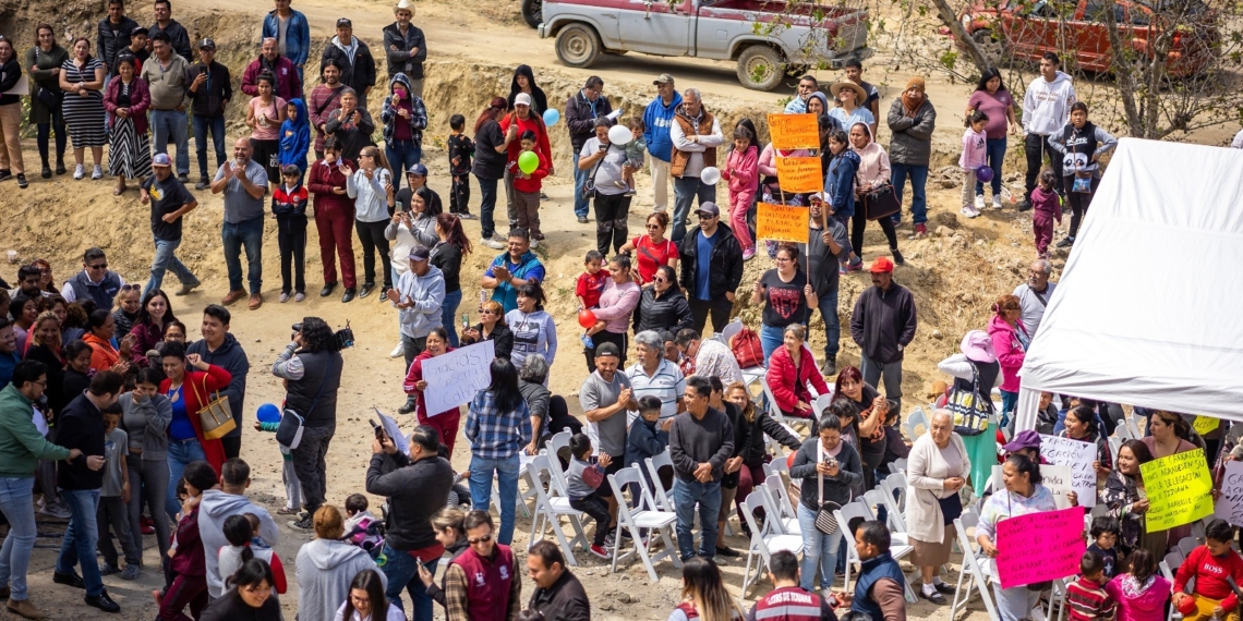 Montserrat Caballero arranca construcción de Obra en el Cañón del Alacrán