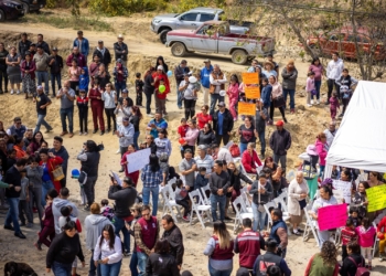 Montserrat Caballero arranca construcción de Obra en el Cañón del Alacrán