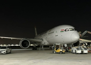 El avión presidencial partió rumbo a Tayikistán