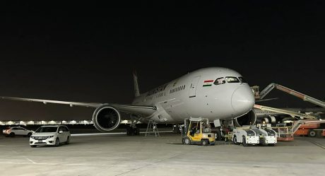 El avión presidencial partió rumbo a Tayikistán