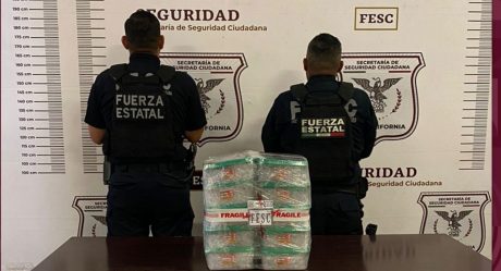 Abandonan 25 kilos de metanfetamina en la Vía Rápida