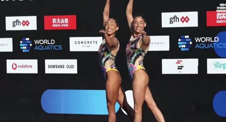 Nuria Diosdado y Joana Jiménez obtiene oro histórico en mundial de Natación