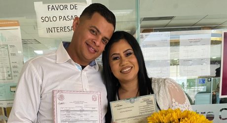 Autoridades apoyan a pareja venezolana para formalizar su matrimonio