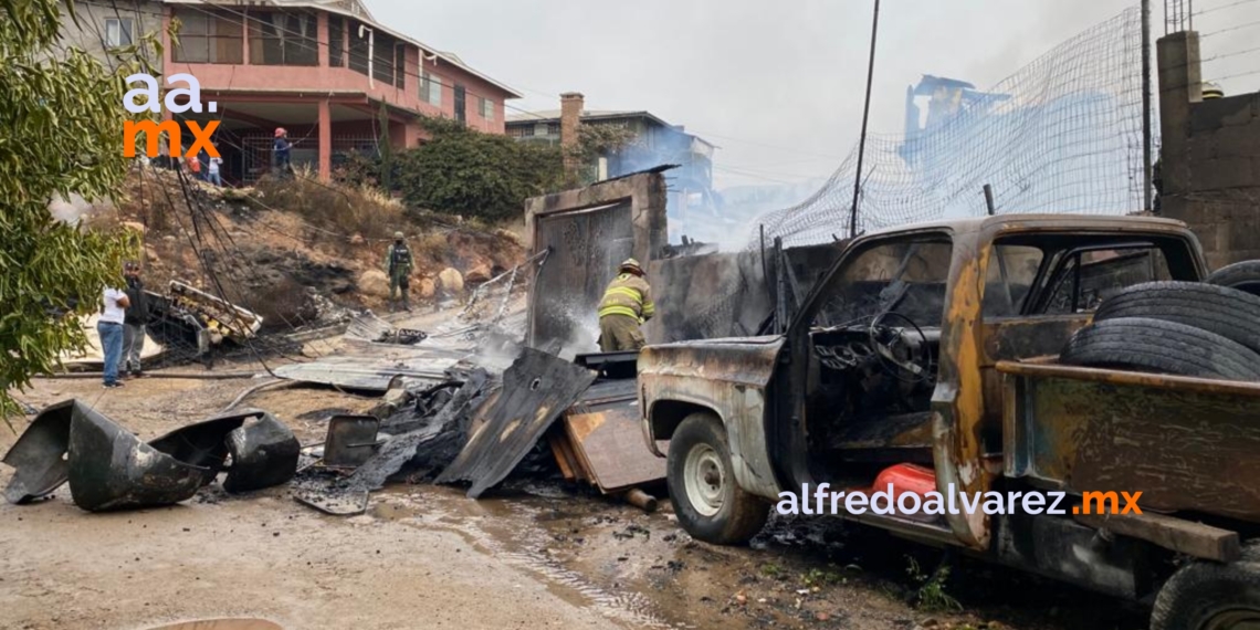 Incendio consume seis viviendas y cuatro autos