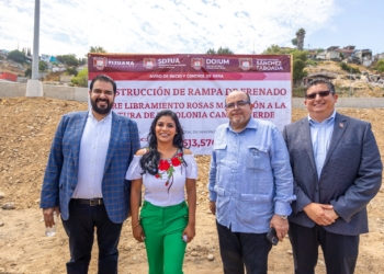 Montserrat Caballero inaugura rampa de frenado con más de 53 mdp de inversión