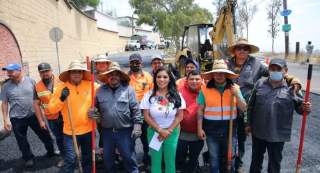 Gobierno de Montserrat Caballero refuerza programa de bacheo en las 9 delegaciones