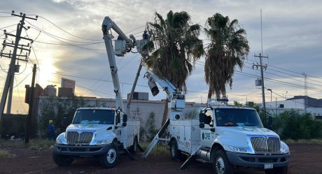 CFE restablece suministro eléctrico tras tormenta de arena en Guaymas