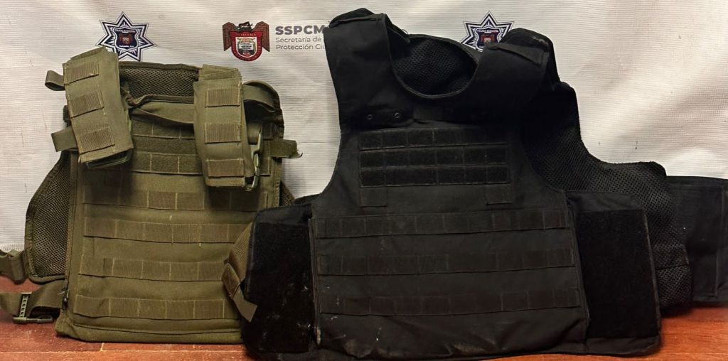 Policía-municipal-decomisa-armas-chalecos-mas-26-kg-fentanilo