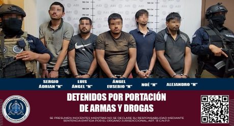 FGE realiza operativo en San Quintín y detiene a grupo de presuntos criminales con armas y drogas: Carpio