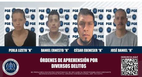 FGE captura a cuatro personas con orden de aprehensión en Tecate