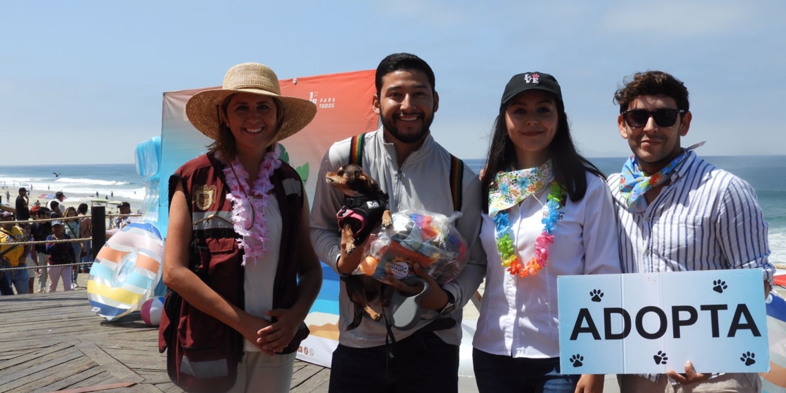 Tijuanenses adoptan 15 mascotas durante Pasarela Guau en Playas de Tijuana