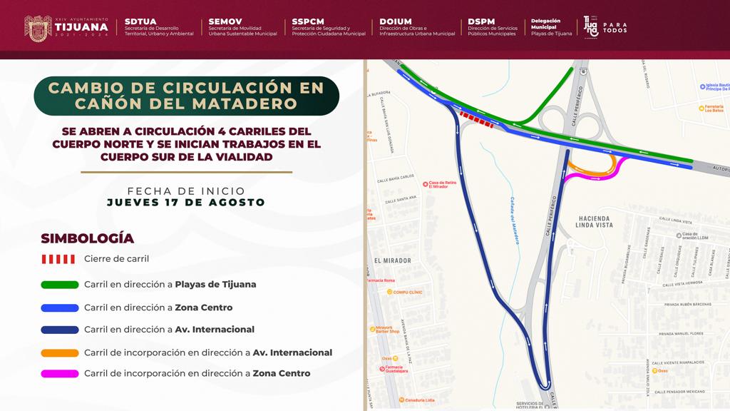 Ayuntamiento-Tijuana-realizara-cambios-circulacion-Cañon-Matadero