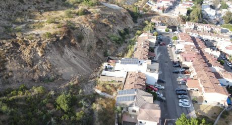 Tras paso de Hilary monitorean con drones los deslizamientos activos en Tijuana