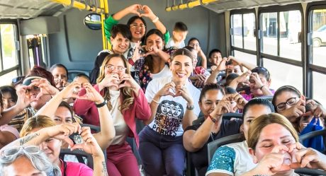 Marina del Pilar aumenta rutas del transporte violeta para mujeres e infancias