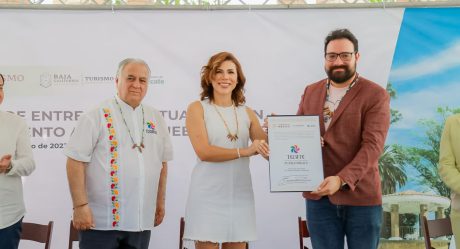 Marina del Pilar entrega a Tecate actualización de nombramiento como Pueblo Mágico
