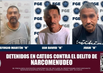 FGE detiene a tres individuos en cateos de Tijuana y Rosarito