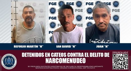 FGE detiene a tres individuos en cateos de Tijuana y Rosarito