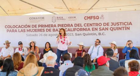 Arrancan la construcción del Centro de Justicia para las mujeres en San Quintín