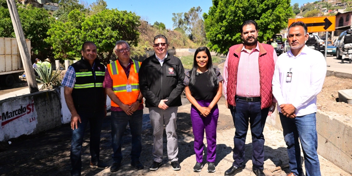 Alcaldesa Montserrat Caballero supervisa las condiciones de los desarenadores