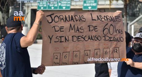 Policías de Tijuana exigen aumento de salario