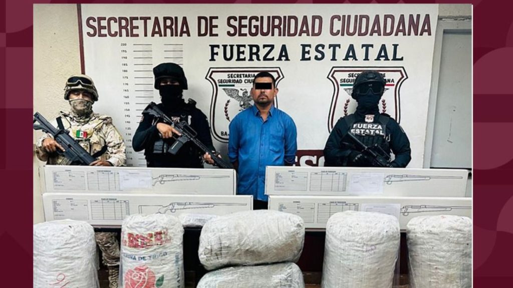 FESC-Sedena-detienen-hombre-armas-marihuana-Tecate