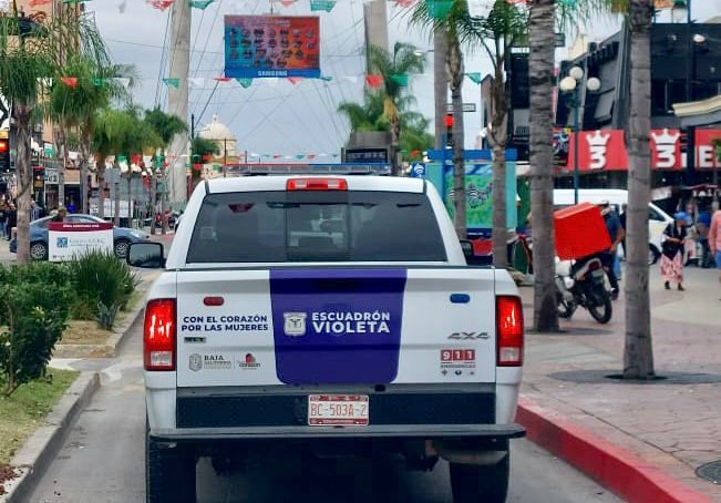 Escuadrón Violeta despliega operativo preventivo en Tijuana