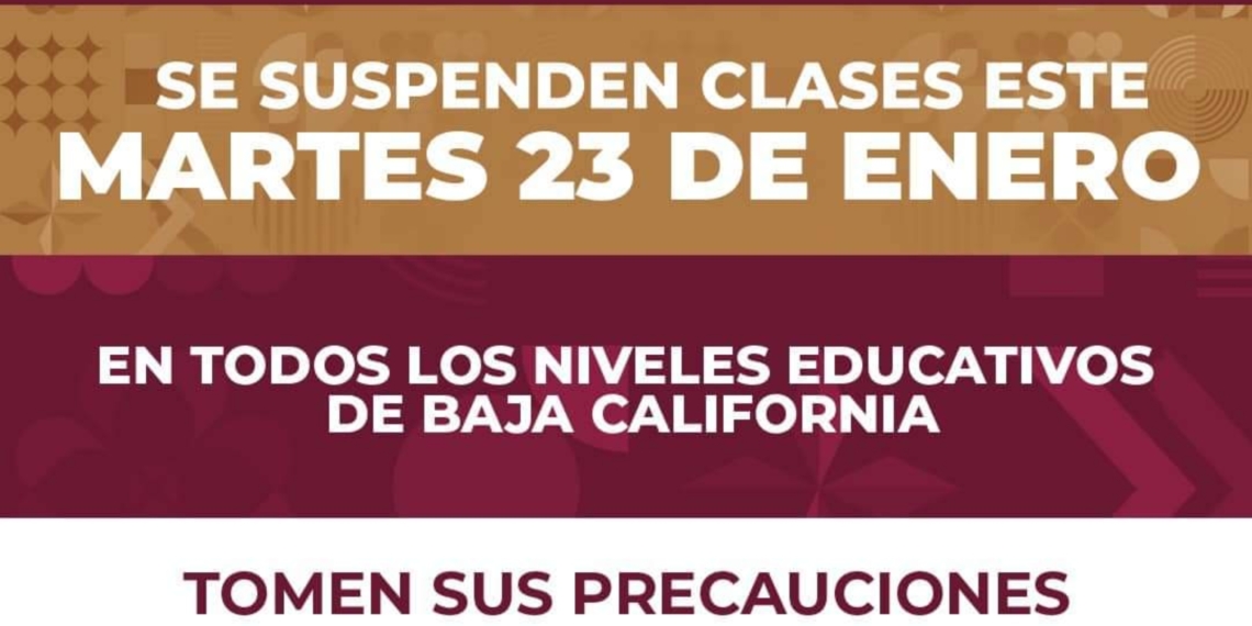 Gobernadora anuncia suspensión de clases para este martes