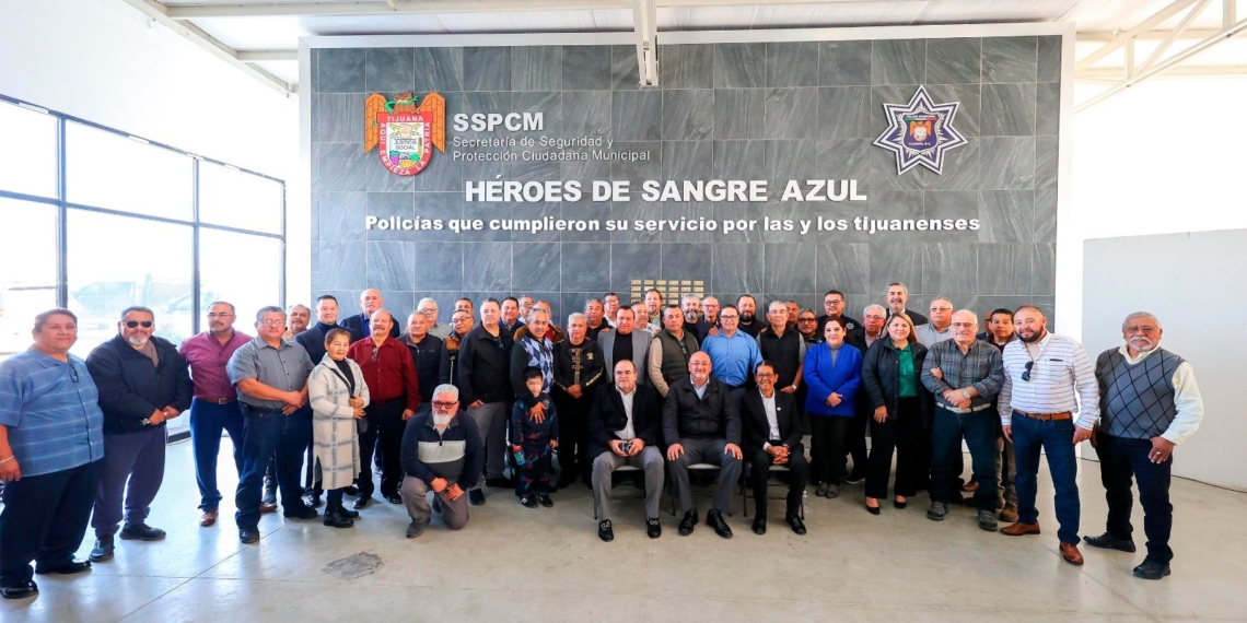 Seguridad Pública de Tijuana inauguró memorial para policías municipales