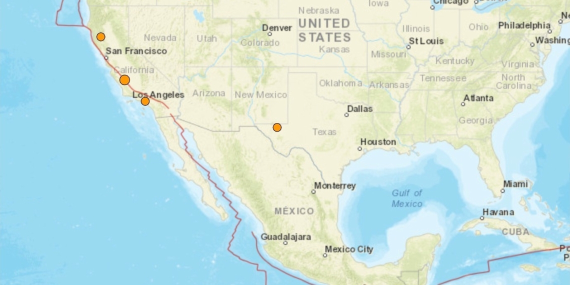Sismos remecen California durante la madrugada