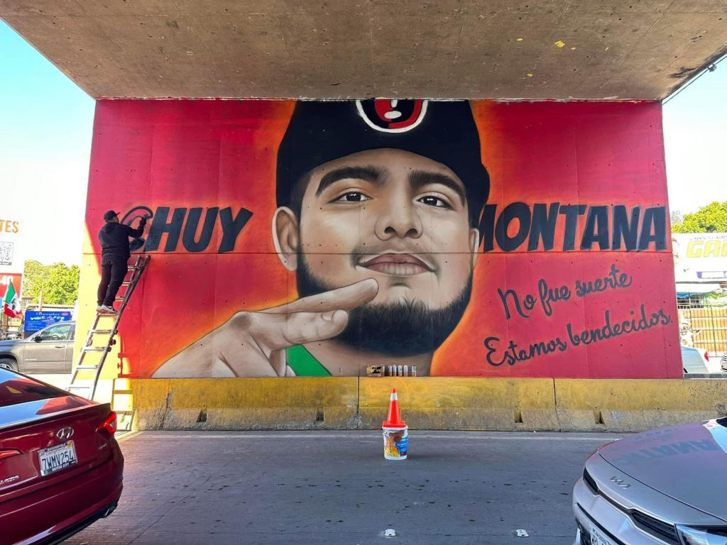 Realizan-mural-en-honor-Chuy-Montana-en-la-Linea