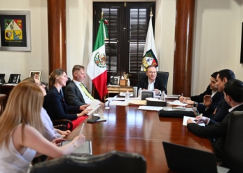 Gobernador Durazo sostiene reunión con embajador de Finlandia en México