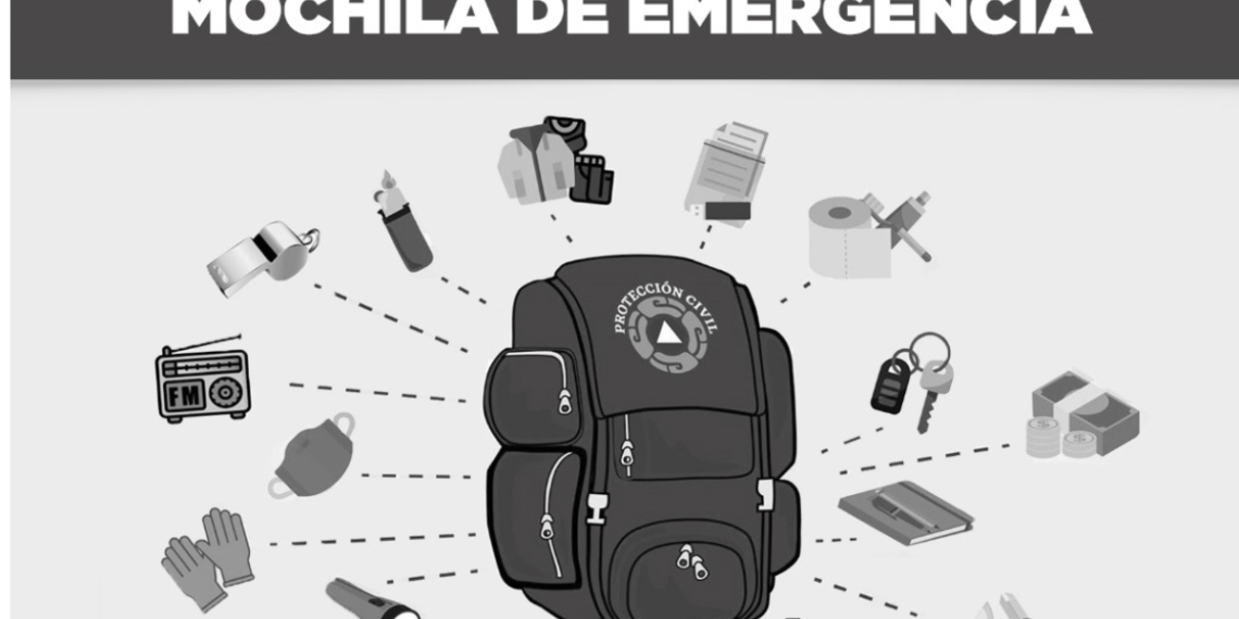 Gobierno de Rosarito recomienda tener una mochila de emergencias